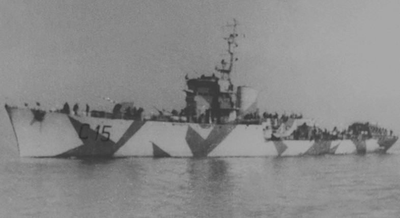 La Corvetta Cicogna appena consegnata alla Regia Marina.jpg